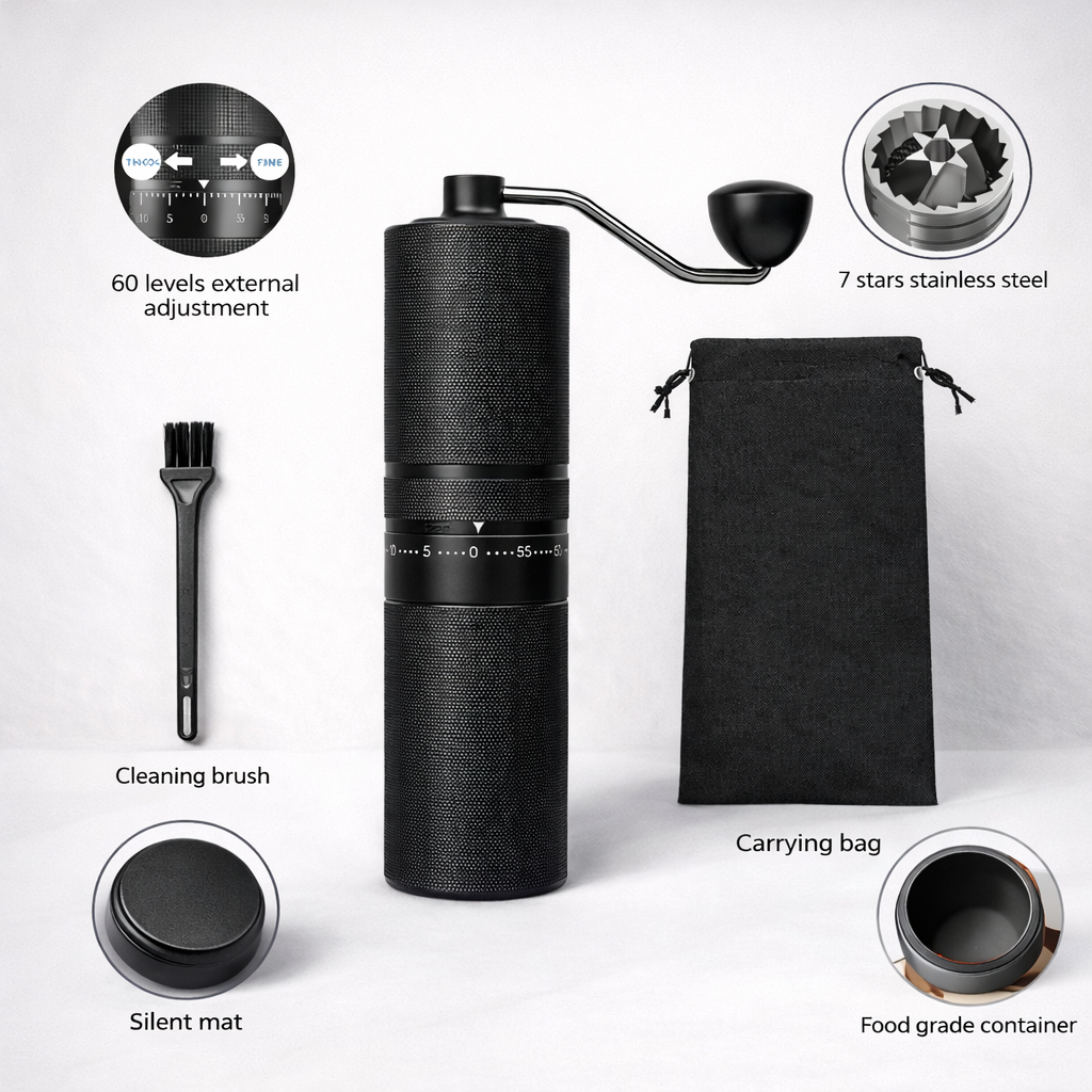 Manual Coffee Grinder for Travel & Home
